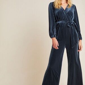 Anthropologie Samantha Velvet Jumpsuit